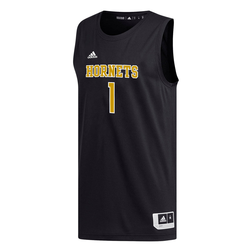 #1 Alabama State Hornets Replica Basketball Jersey - Black product image 3, provided for visual reference and product detail