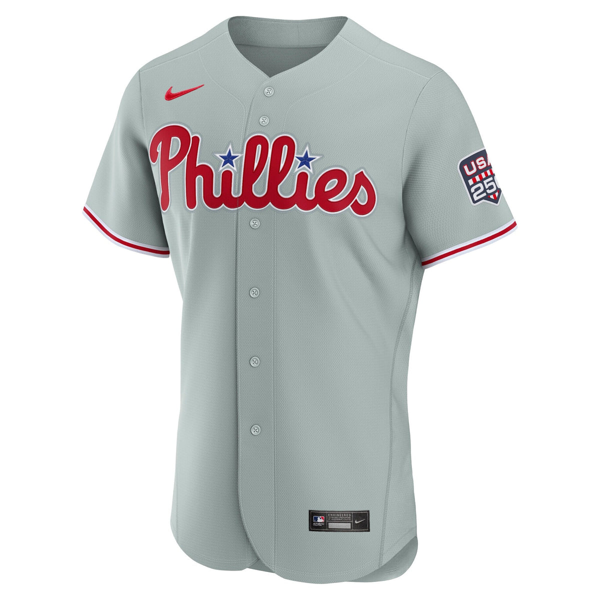 Fourth of July Philadelphia Phillies Bryce Harper Gray USA 250 Authentic Jersey product image 3, provided for visual