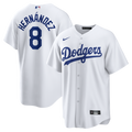 Los Angeles Dodgers Enrique Hernández White Home Replica Jersey product image 1, provided for visual reference and product