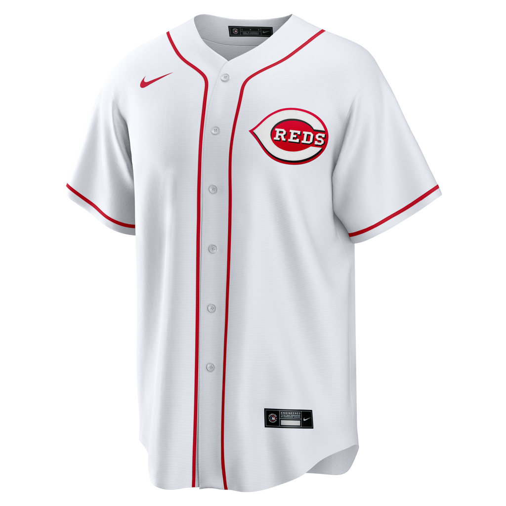 Cincinnati Reds Ken Griffey Jr. White Home Retired Player Replica Jersey product image 3, provided for visual reference and