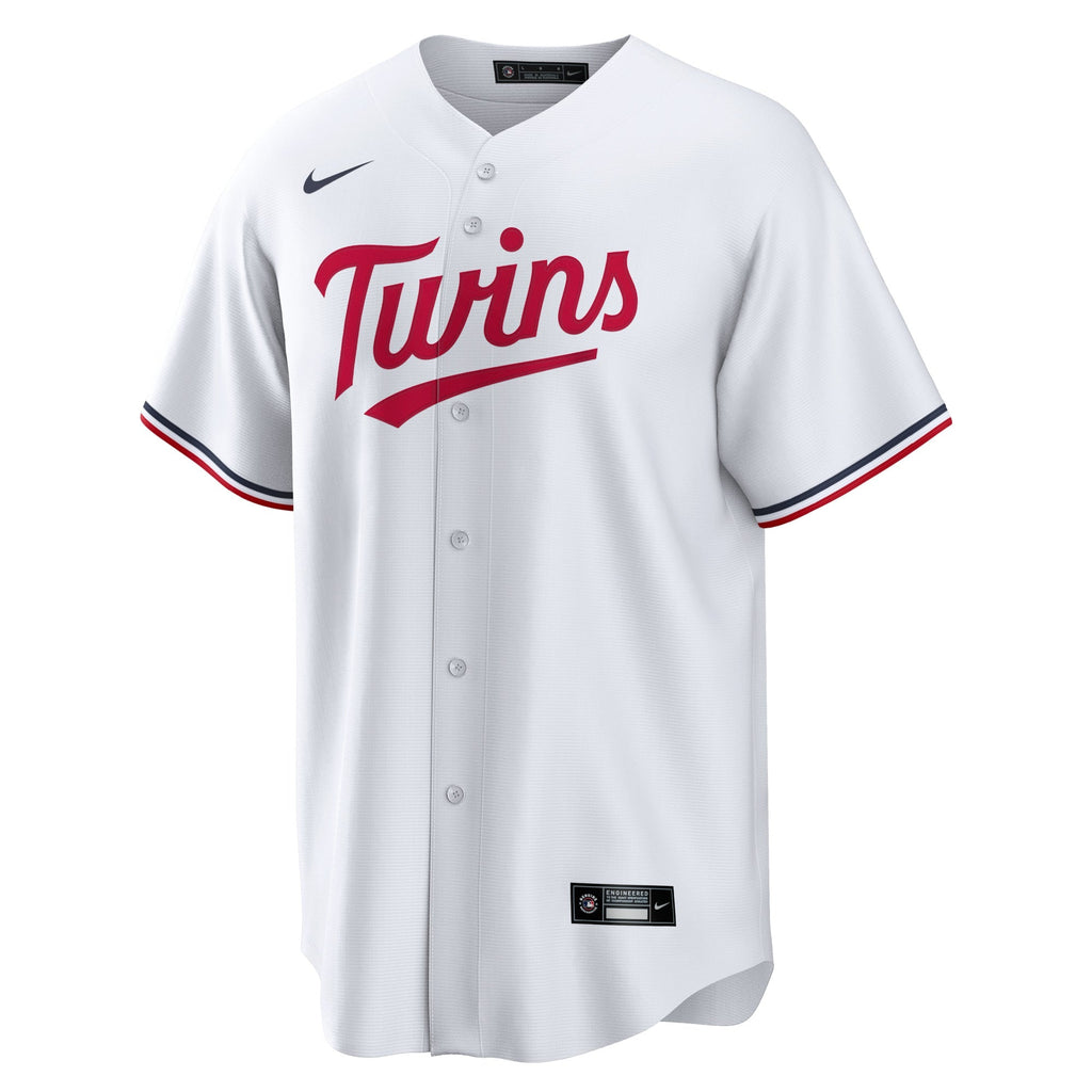 Minnesota Twins Max Kepler White Home Replica Player Logo Jersey product image 3, provided for visual reference and product