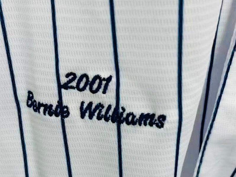 Bernie Williams 2001 New York Yankees Official MLB Mitchell product image 4