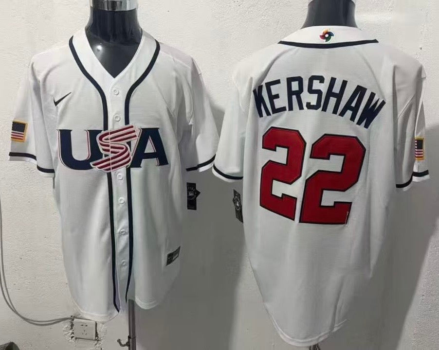 Clayton Kershaw USA baseball YOUTH KIDS Official Nike Jersey product image 1
