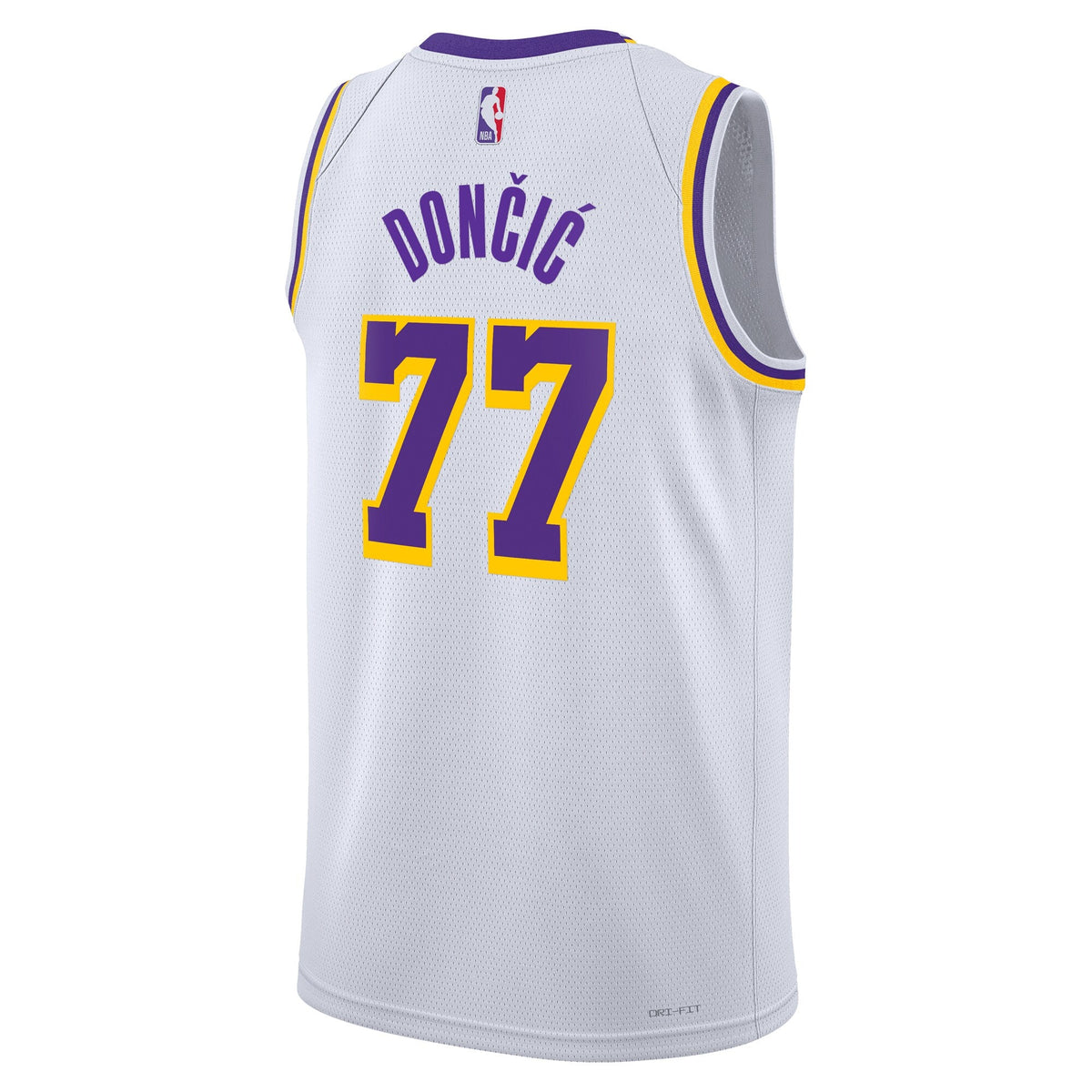 Los Angeles Lakers Association Edition Swingman Jersey - White - Luka Dončić product image 4, provided for visual reference