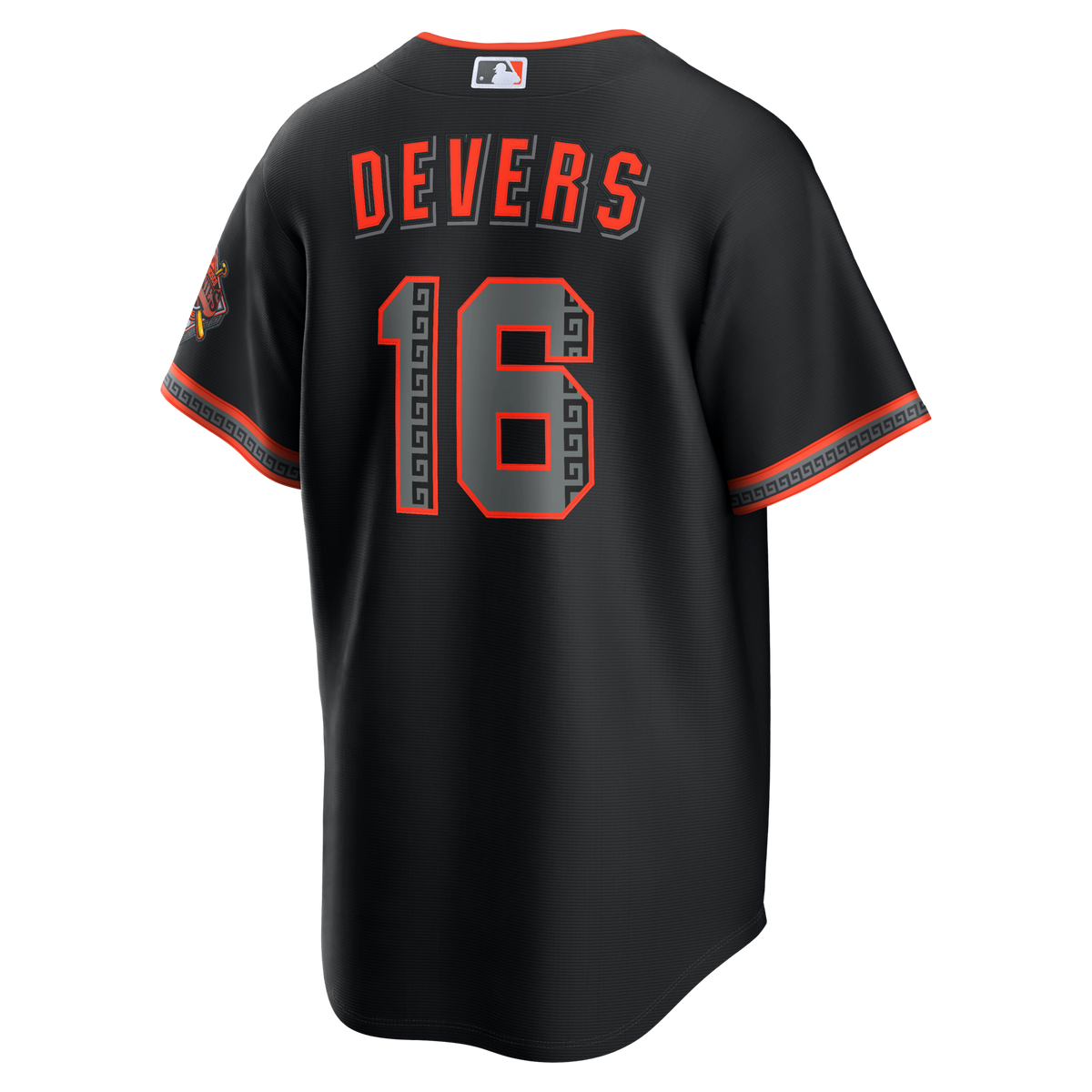 San Francisco Giants Rafael Devers Black Alternate Stadium Jersey product image 4, provided for visual reference and product