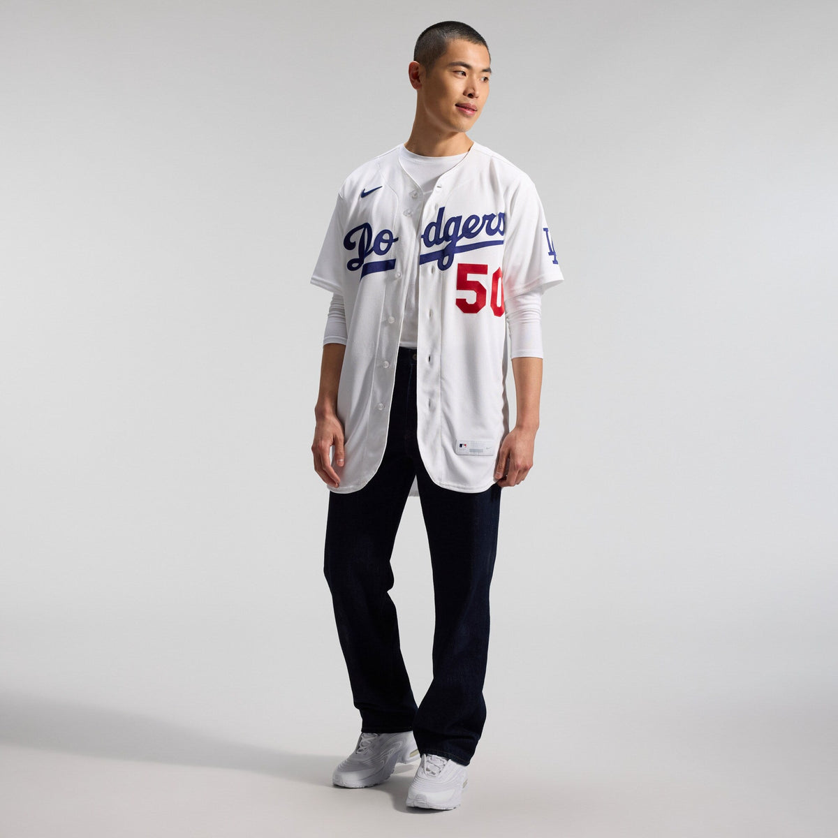 Los Angeles Dodgers Mookie Betts White Home Authentic Jersey product image 7, provided for visual reference and product