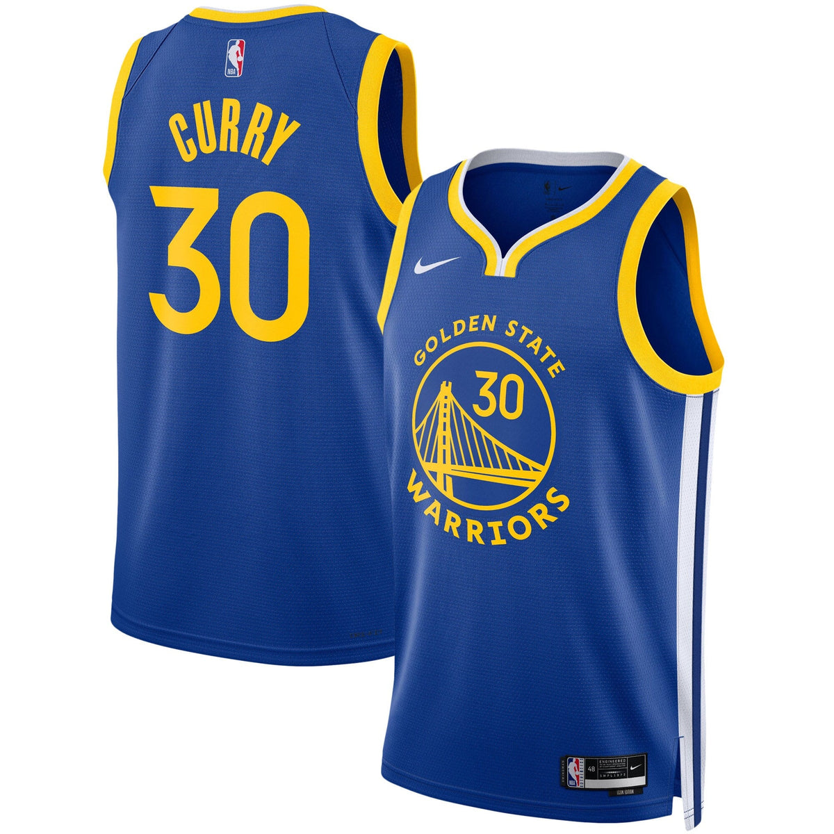 Golden State Warriors Icon Swingman Jersey - Stephen Curry product image 1, provided for visual reference and product detail