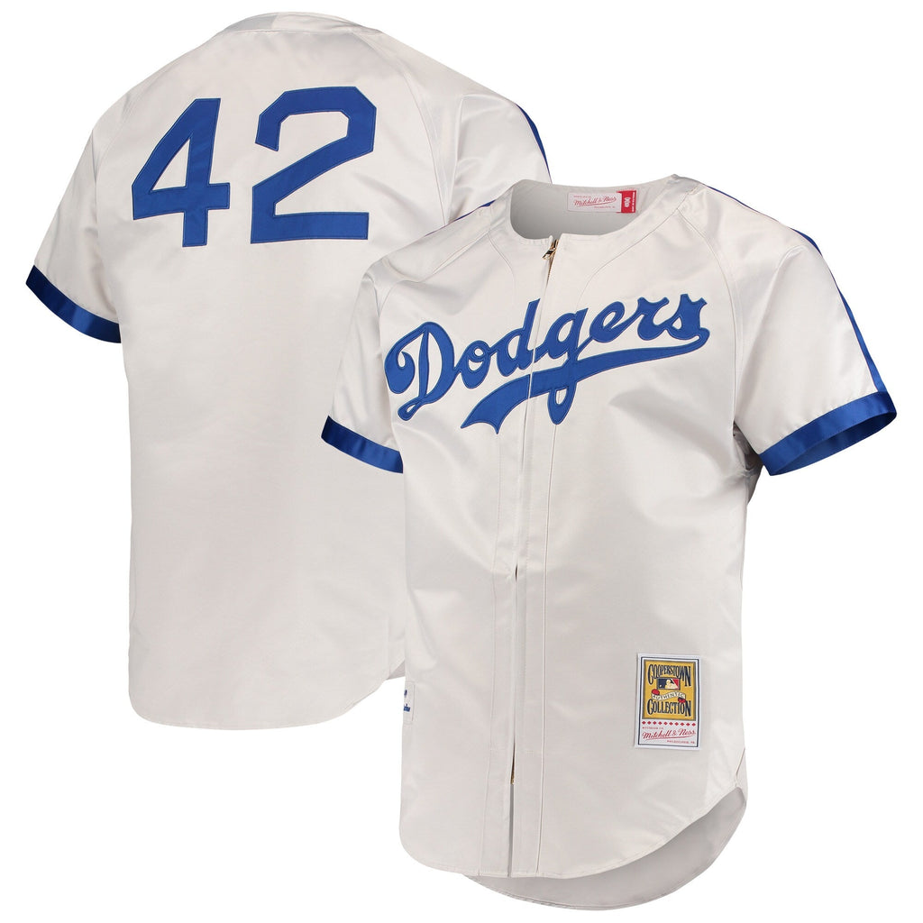 Brooklyn Dodgers Jackie Robinson Gray Cooperstown Collection Authentic Jersey product image 2, provided for visual reference
