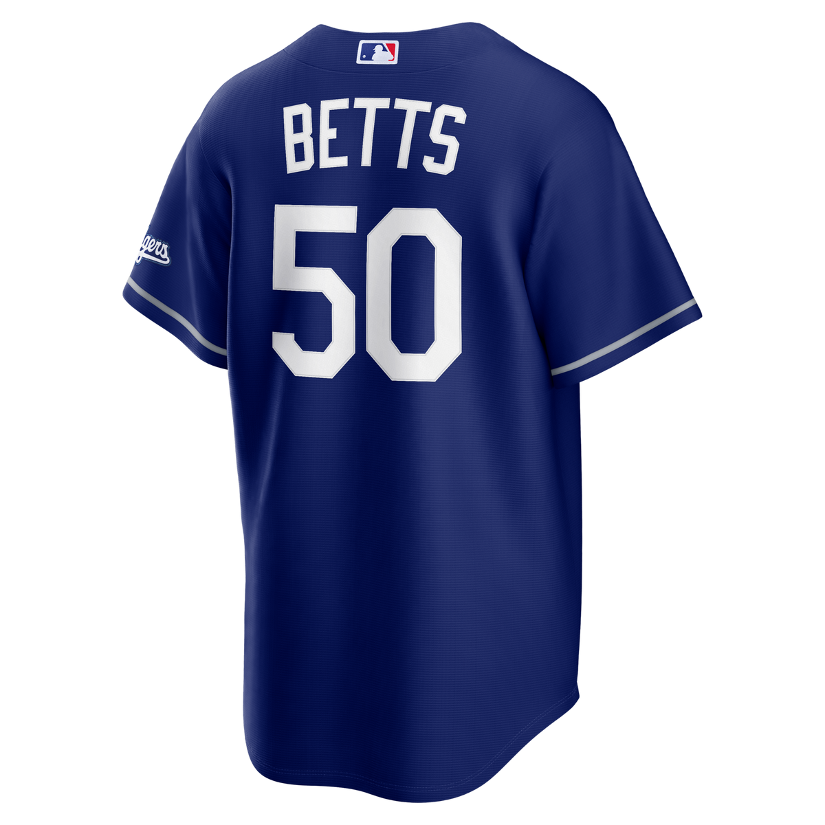 Los Angeles Dodgers Mookie Betts Royal Alternate Stadium Jersey product image 4, provided for visual reference and product