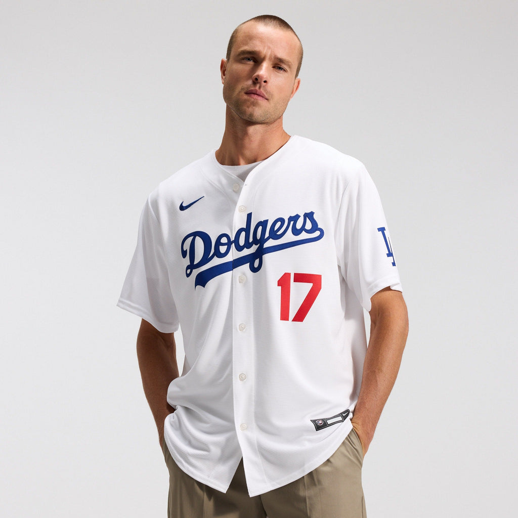 Los Angeles Dodgers Shohei Ohtani White Home Stadium Jersey product image 3, provided for visual reference and product