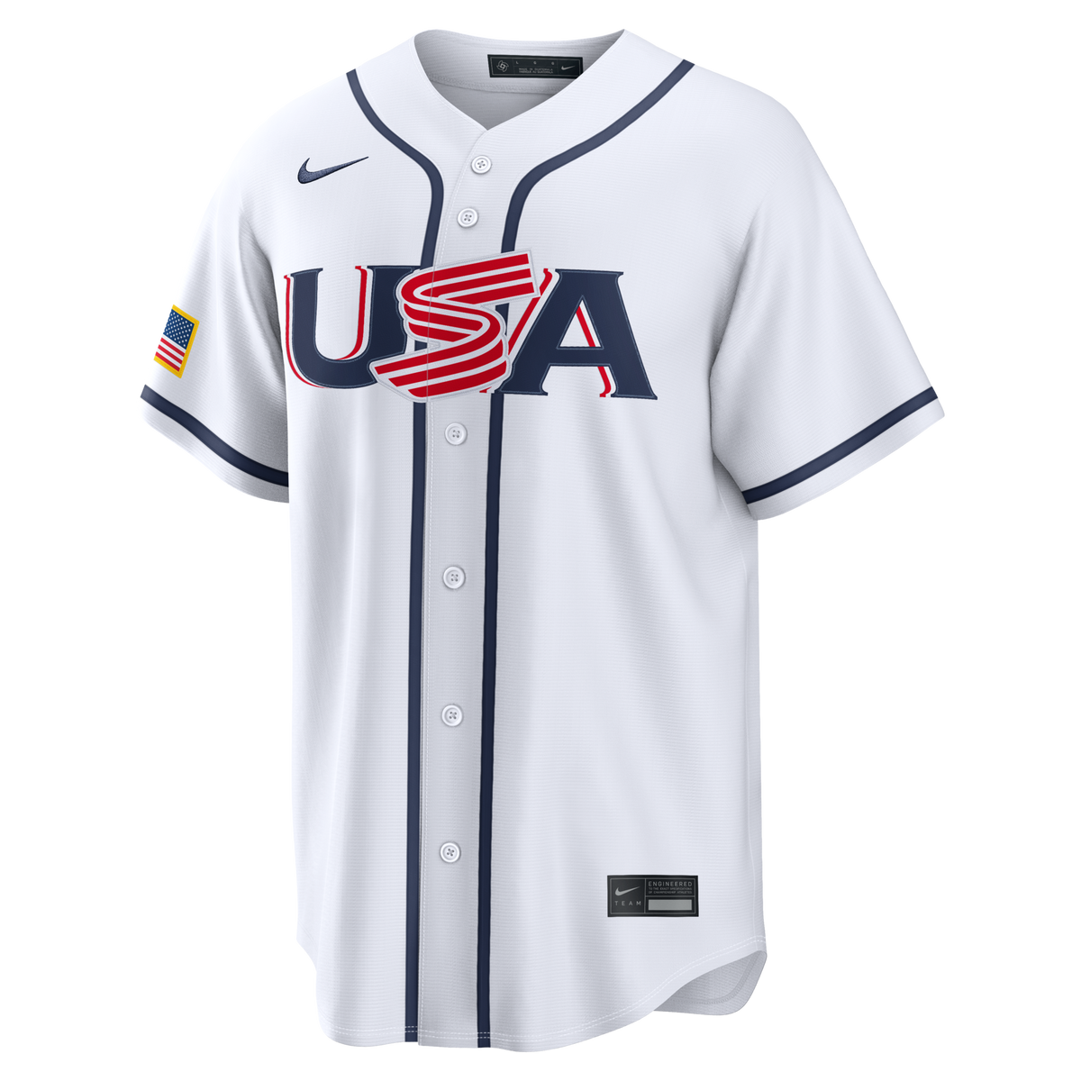 USA Baseball Kyle Schwarber White 2026 World Baseball Classic Home Stadium Jersey product image 3, provided for visual