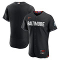 Baltimore Orioles Black City Connect Authentic Jersey product image 1, provided for visual reference and product detail