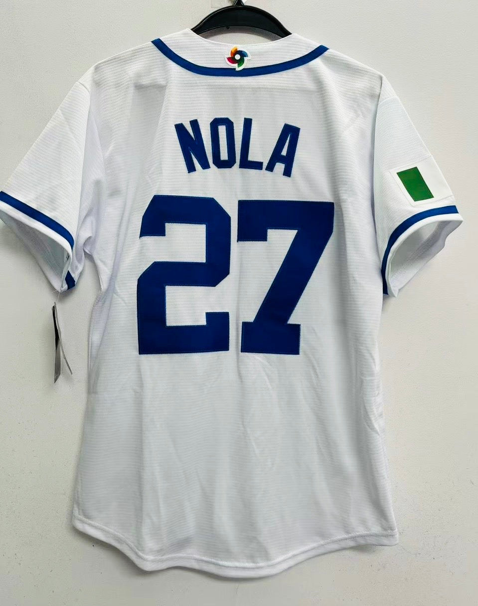 Aaron Nola 2026 Italy Italia YOUTH KIDS Official Nike jersey product image 2