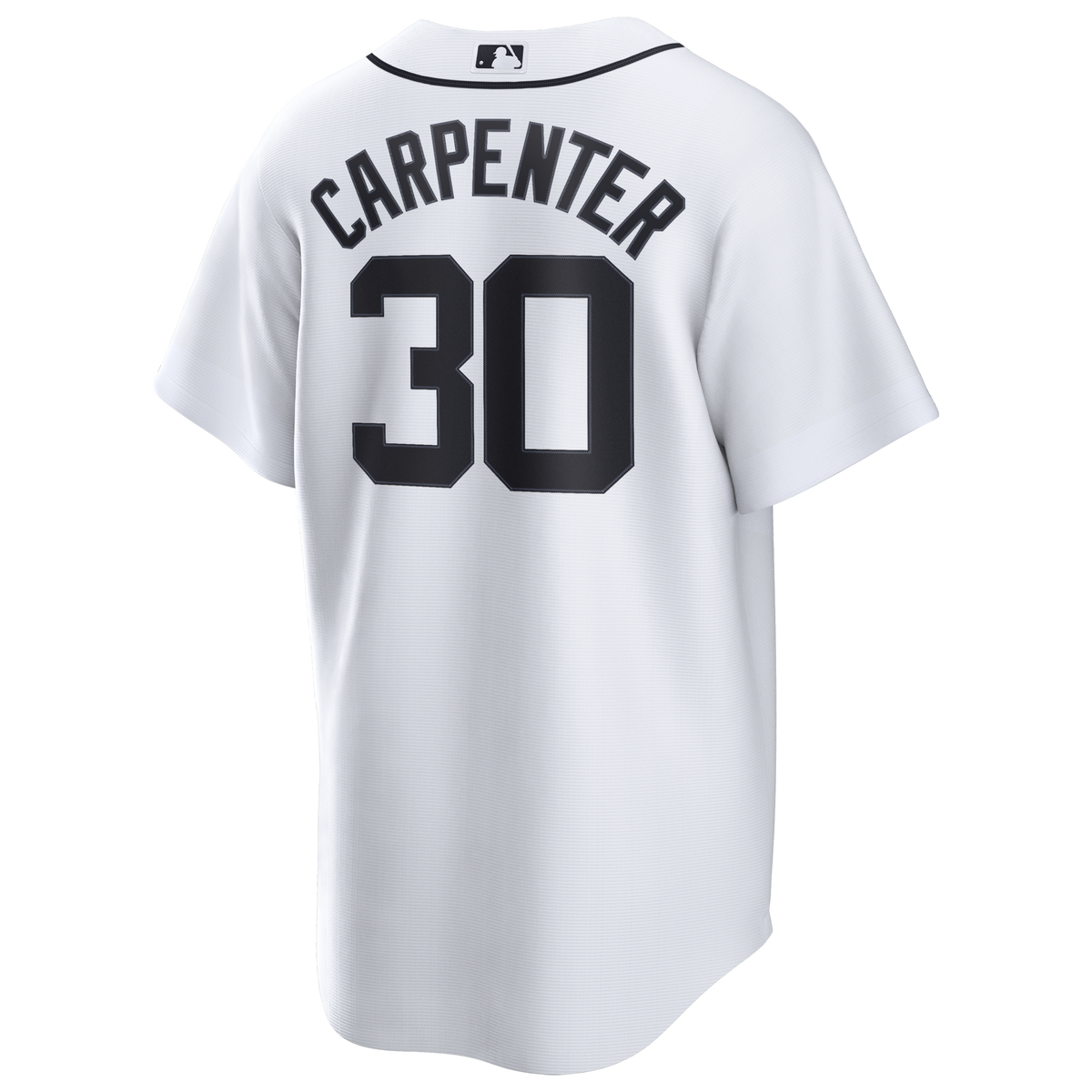 Detroit Tigers Kerry Carpenter White Home Replica Jersey product image 4, provided for visual reference and product detail