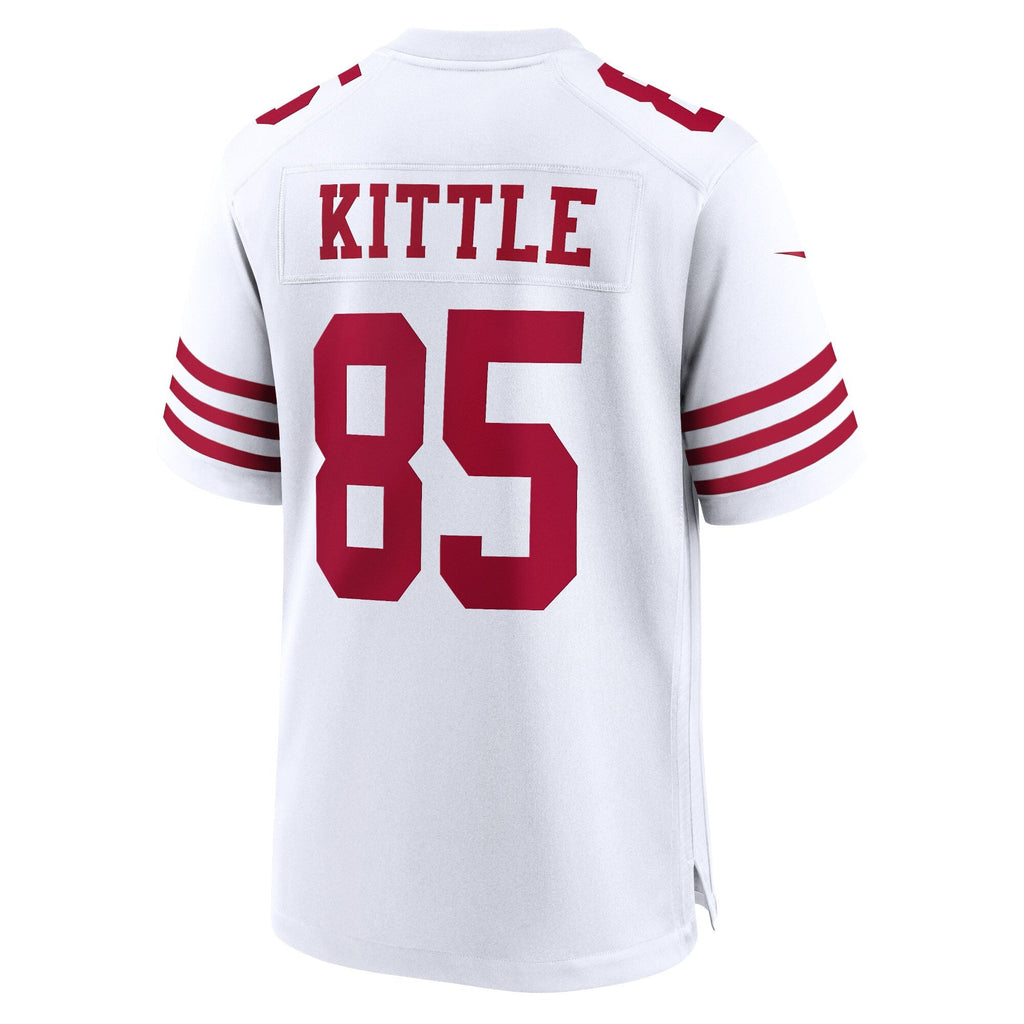San Francisco 49ers George Kittle White Team Game Jersey product image 4, provided for visual reference and product detail