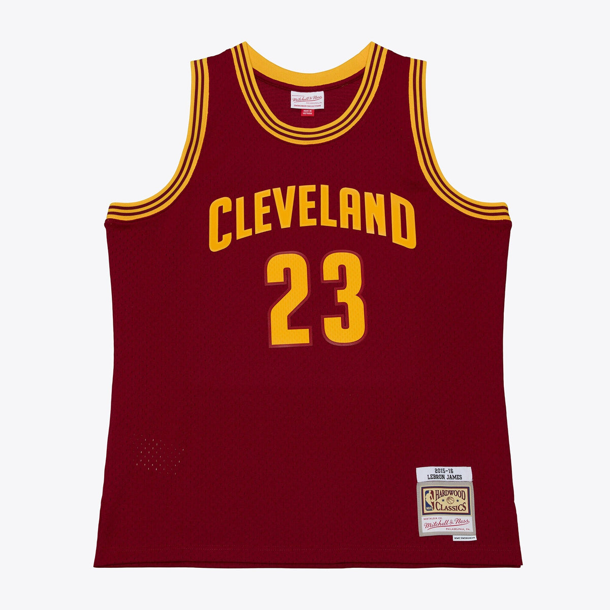 Cleveland Cavaliers Lebron James 2015-16 Jersey product image 2, provided for visual reference and product detail review