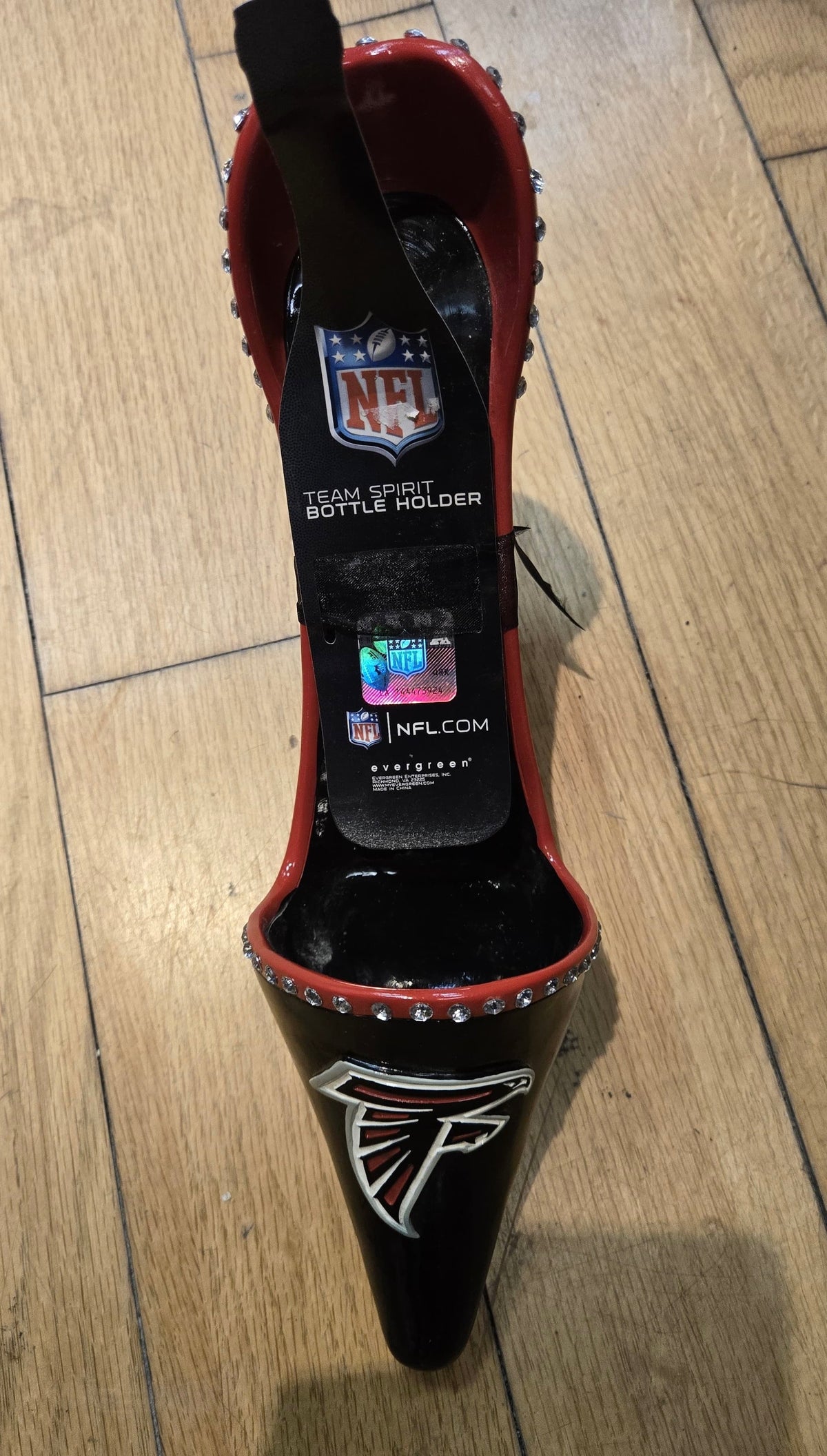 Atlanta Falcons Official NFL Decorative Wine bottle holder product image 1
