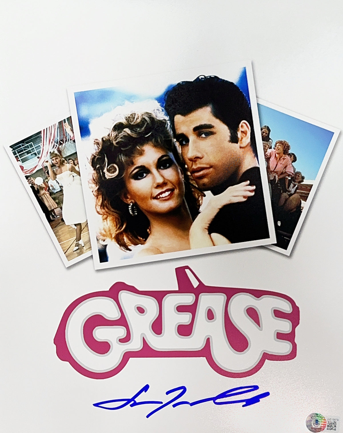 John Travolta Autographed Grease 11x14 Photo Beckett product image 1, provided for visual reference and product detail review