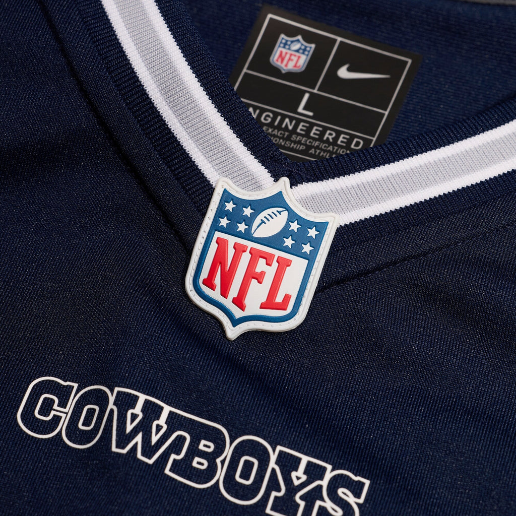 Dallas Cowboys CeeDee Lamb Navy Game Jersey product image 5, provided for visual reference and product detail review