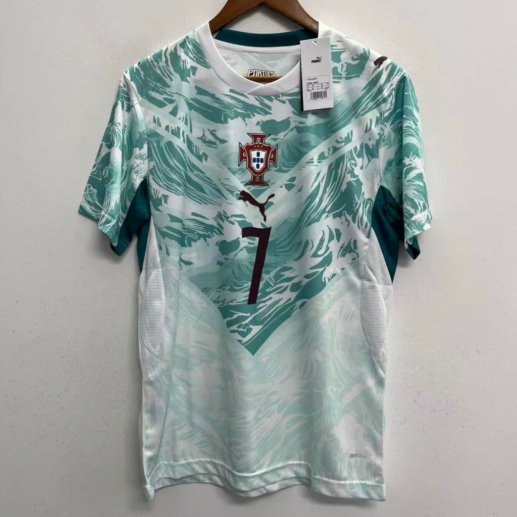 Cristiano Ronaldo Portugal Soccer Futbol away Jersey adult product image 2