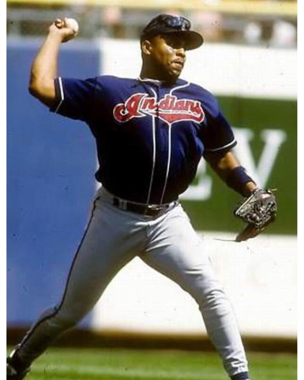 Albert Belle Cleveland Indians Official MLB Majestic 1995 product image 5