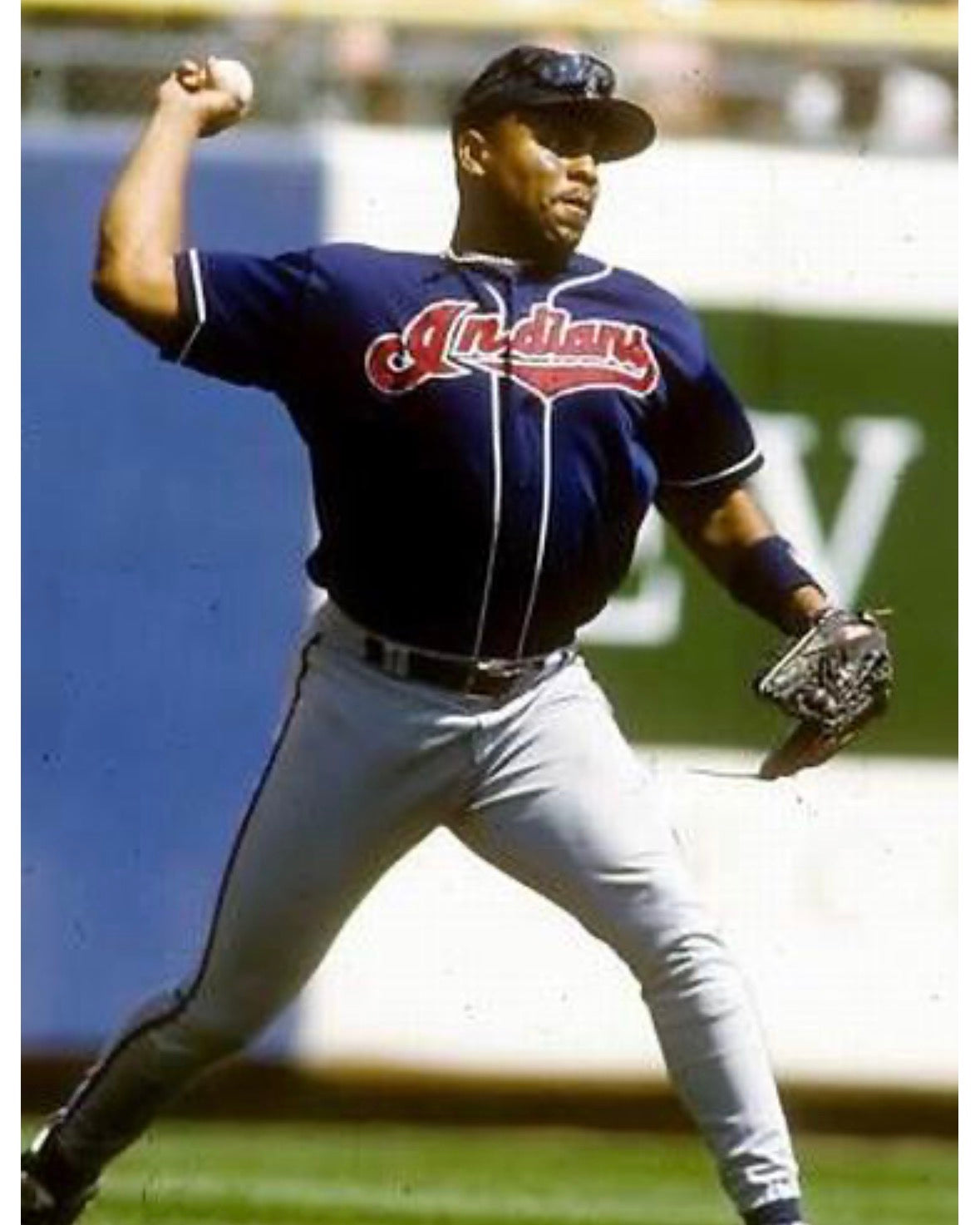 Albert Belle Cleveland Indians Official MLB Majestic 1995 product image 5