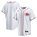 Cincinnati Reds White Home Blank Replica Jersey product image 1, provided for visual reference and product detail review