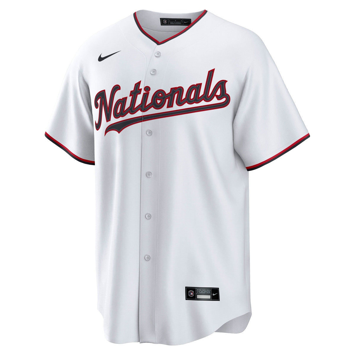 Washington Nationals CJ Abrams White Home Replica Jersey product image 8, provided for visual reference and product detail