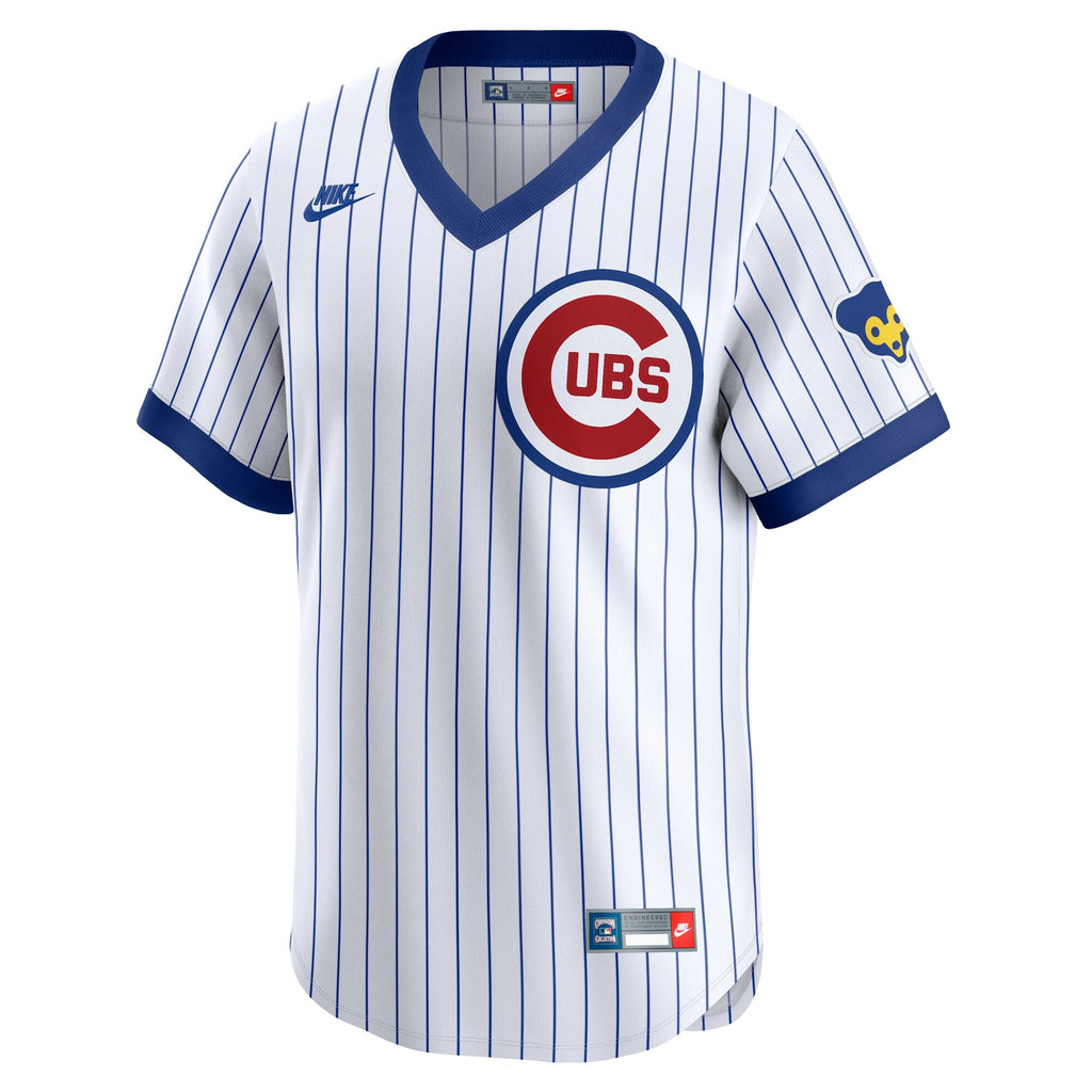 Chicago Cubs Ryne Sandberg White Throwback Cooperstown Collection Limited Jersey product image 3, provided for visual