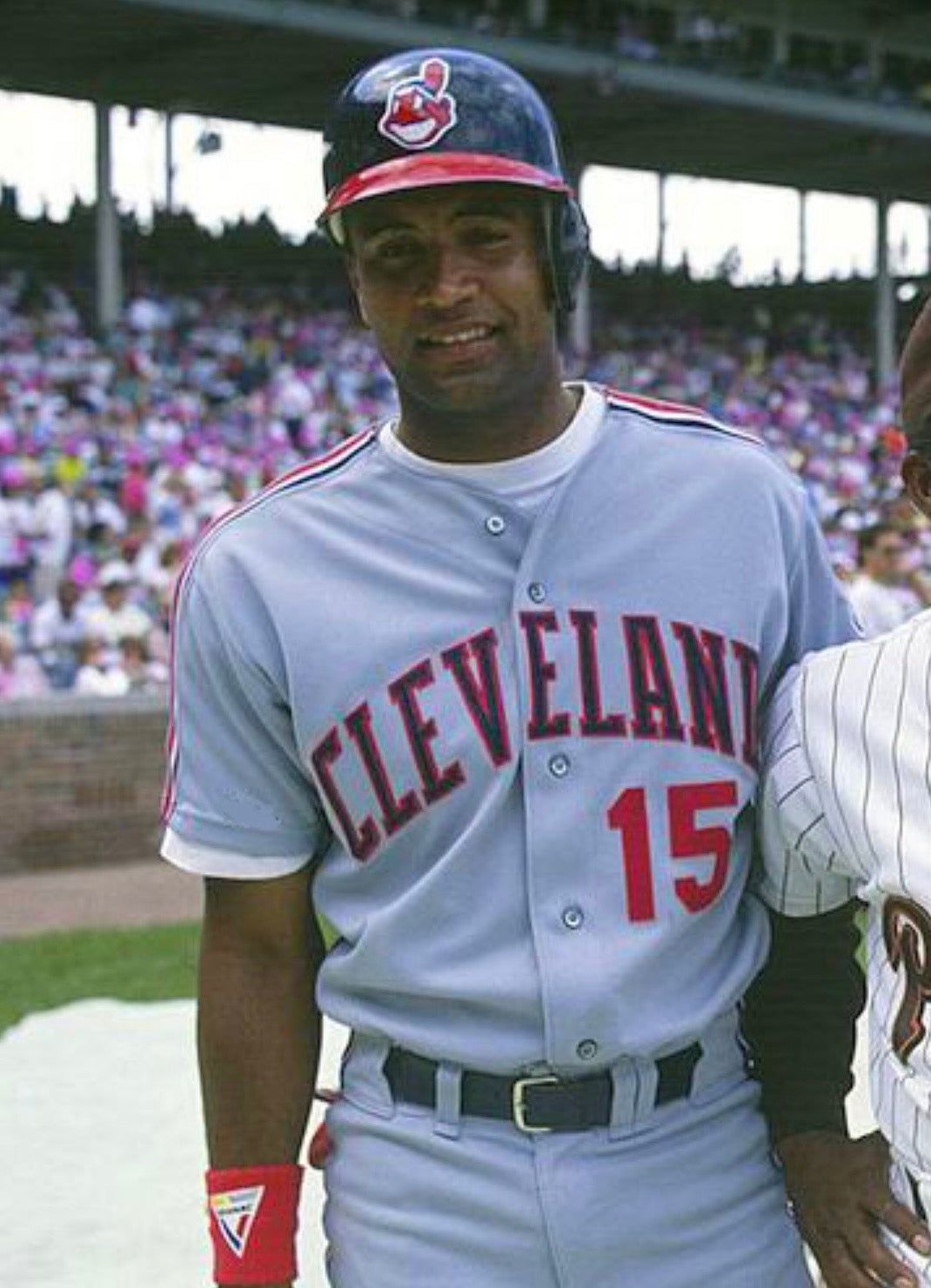 Sandy Alomar Cleveland Indians Official MLB Majestic Jersey product image 3