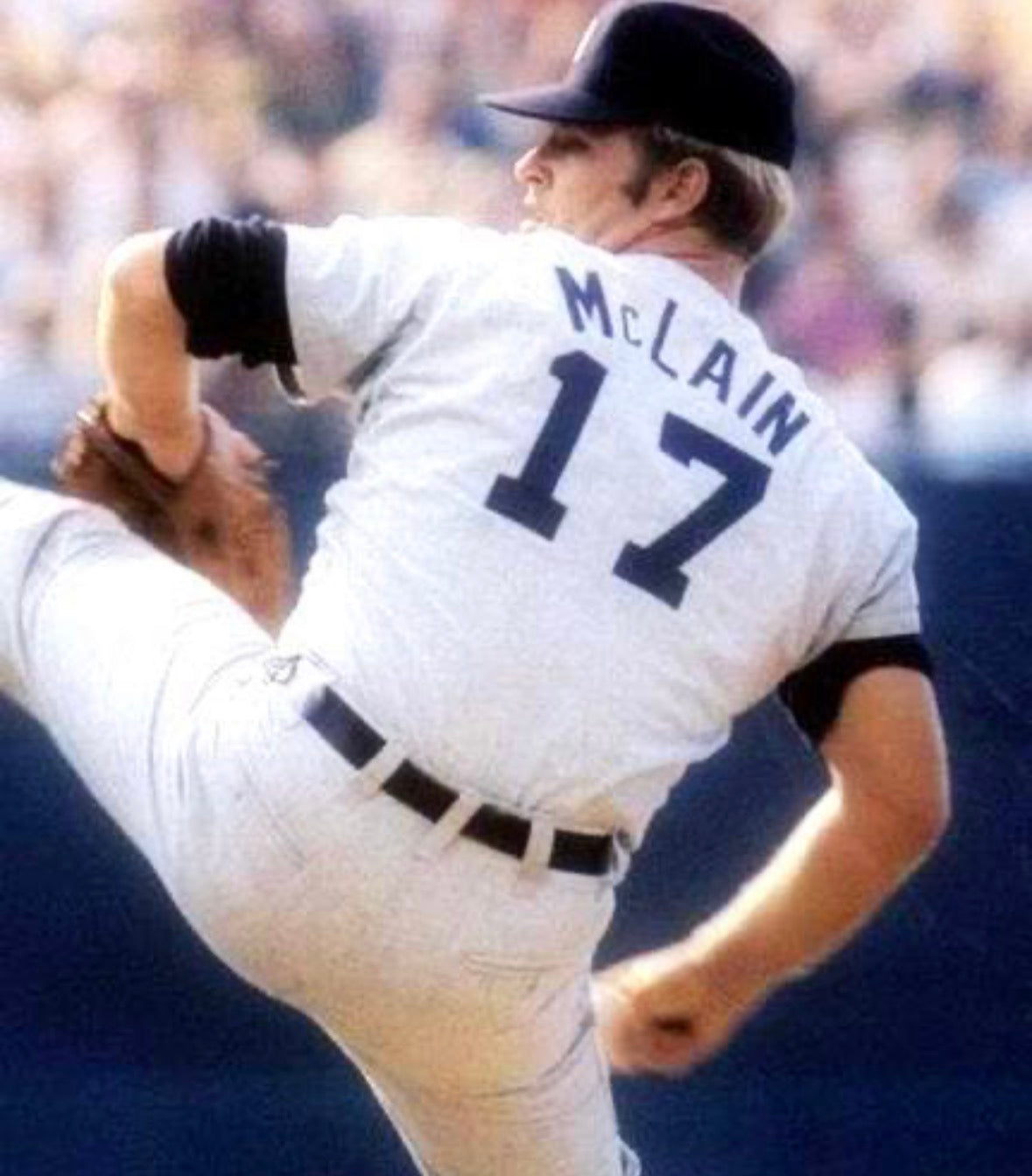 Denny McLain Detroit Tigers Official MLB Majestic Jersey product image 5
