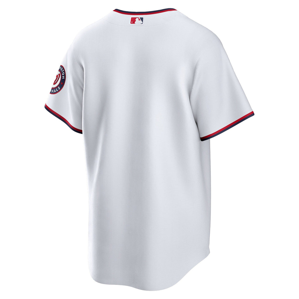 Washington Nationals White Home Blank Replica Jersey product image 4, provided for visual reference and product detail review