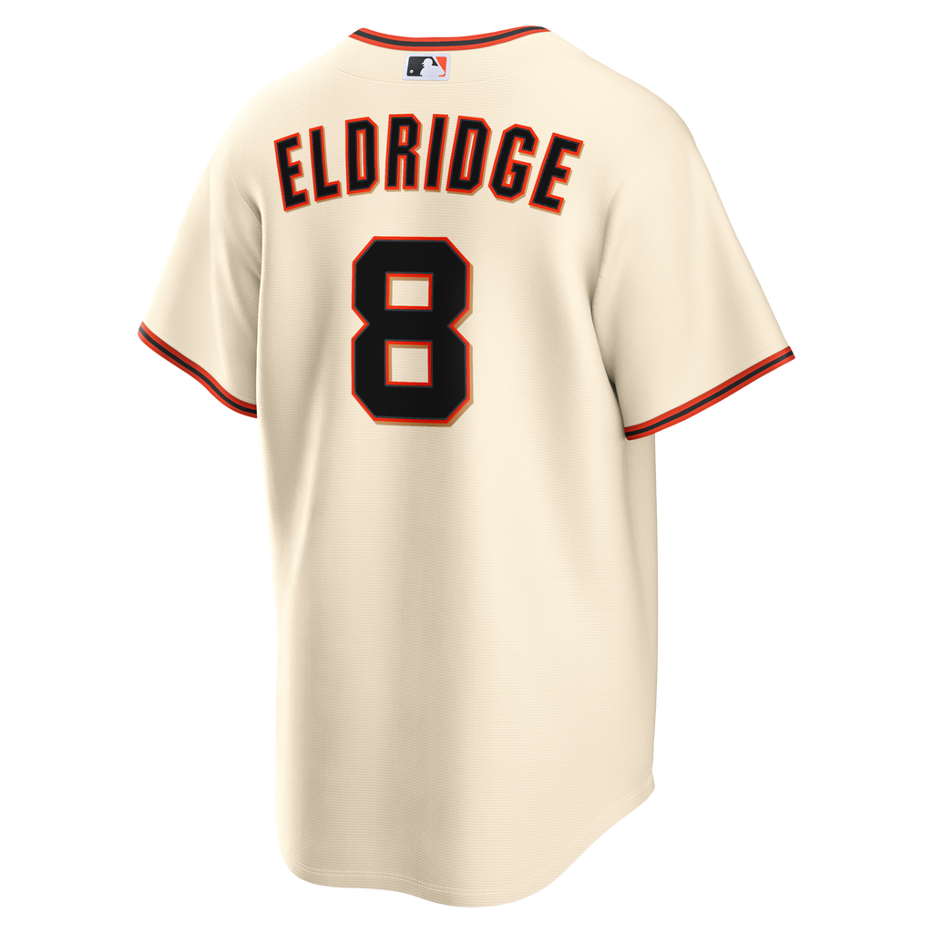 San Francisco Giants Bryce Eldridge Cream Home Replica Jersey product image 4, provided for visual reference and product