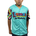 Hickory Crawdads Teal Copa Replica Jersey product image 1, provided for visual reference and product detail review