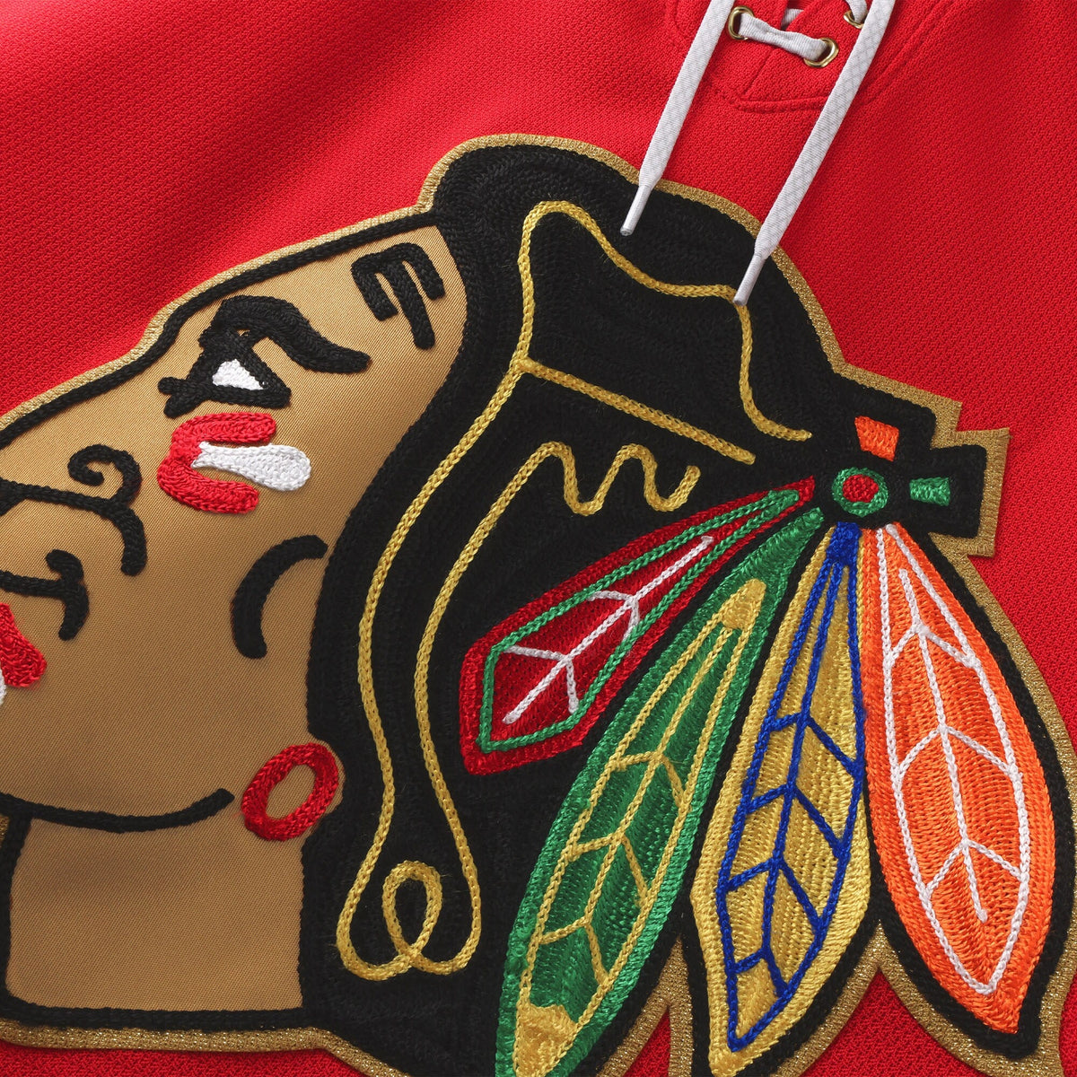 Chicago Blackhawks Connor Bedard Red Centennial Premium Player Jersey product image 5, provided for visual reference and