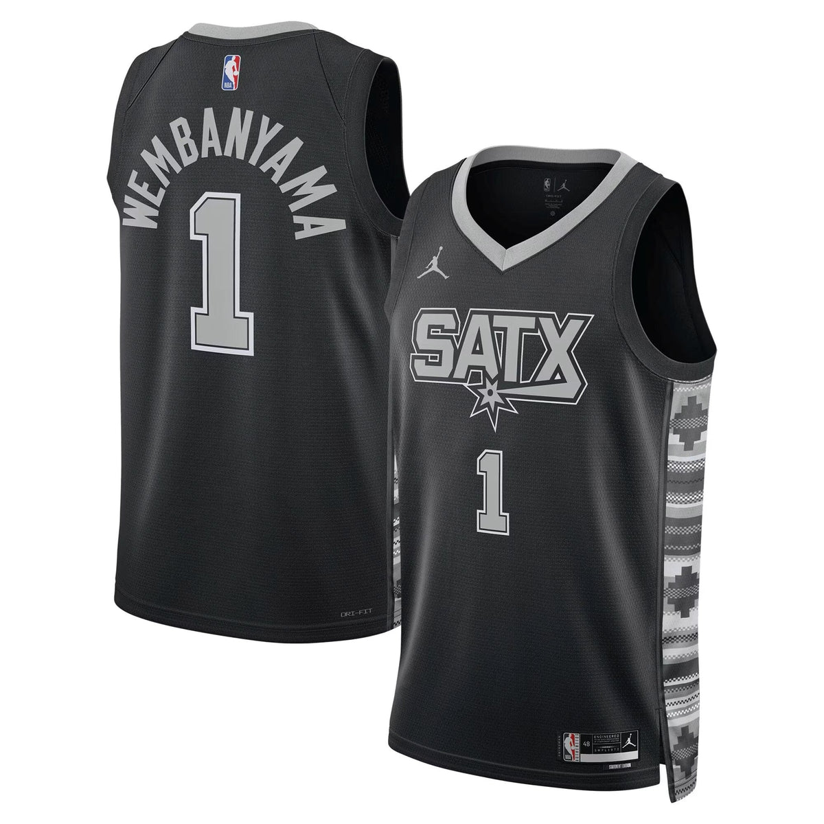 San Antonio Spurs Statement Edition Swingman Jersey - Victor Wembanyama product image 1, provided for visual reference and