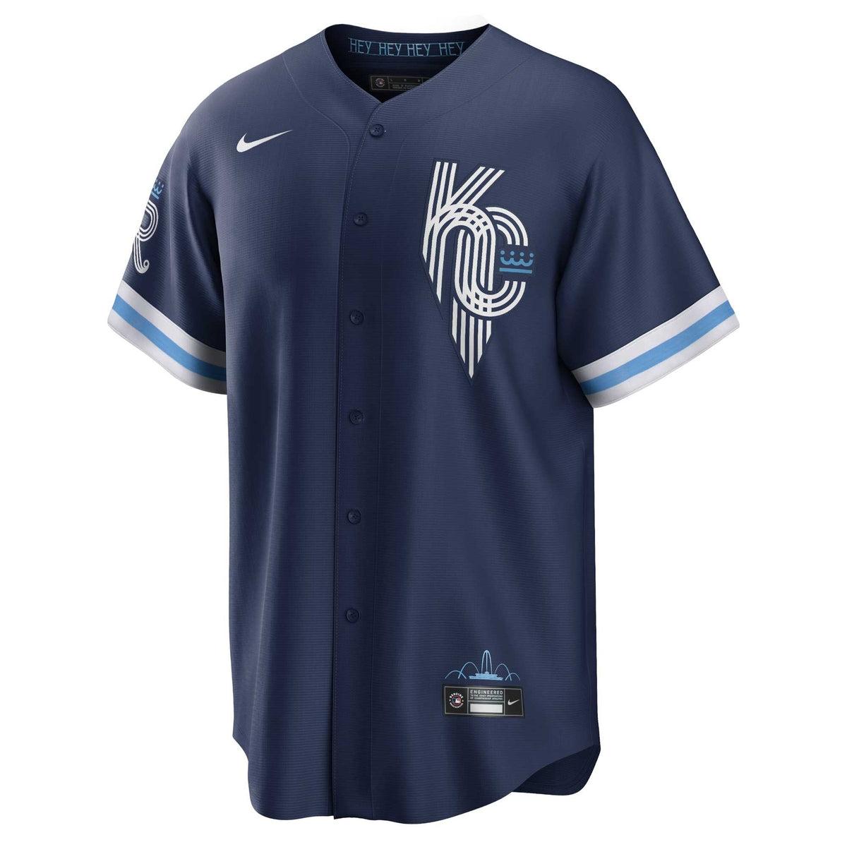 Kansas City Royals Bo Jackson Navy City Connect Replica Player Jersey product image 3, provided for visual reference and