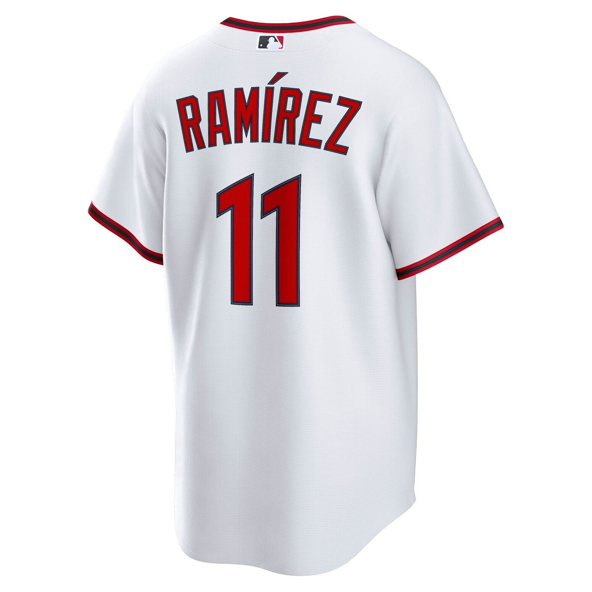 Cleveland Guardians José Ramírez White Home Replica Jersey product image 4, provided for visual reference and product detail