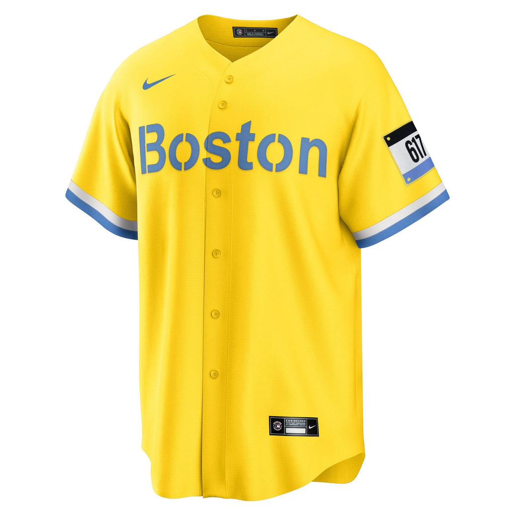 Boston Red Sox David Ortiz Gold Retired Player City Connect Replica Jersey product image 3, provided for visual reference