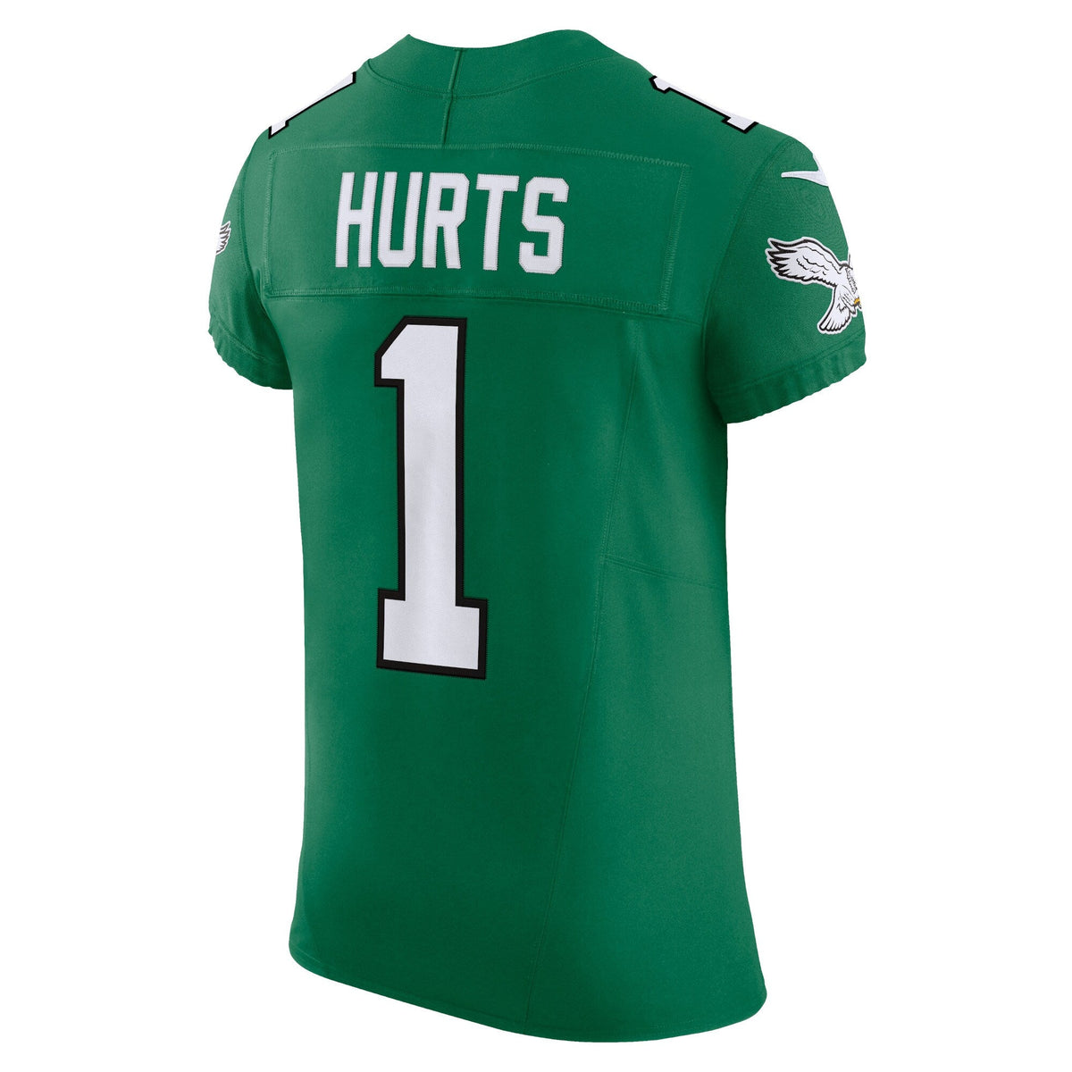 Philadelphia Eagles Jalen Hurts Kelly Green Alternate Vapor F.U.S.E. Elite Jersey product image 8, provided for visual