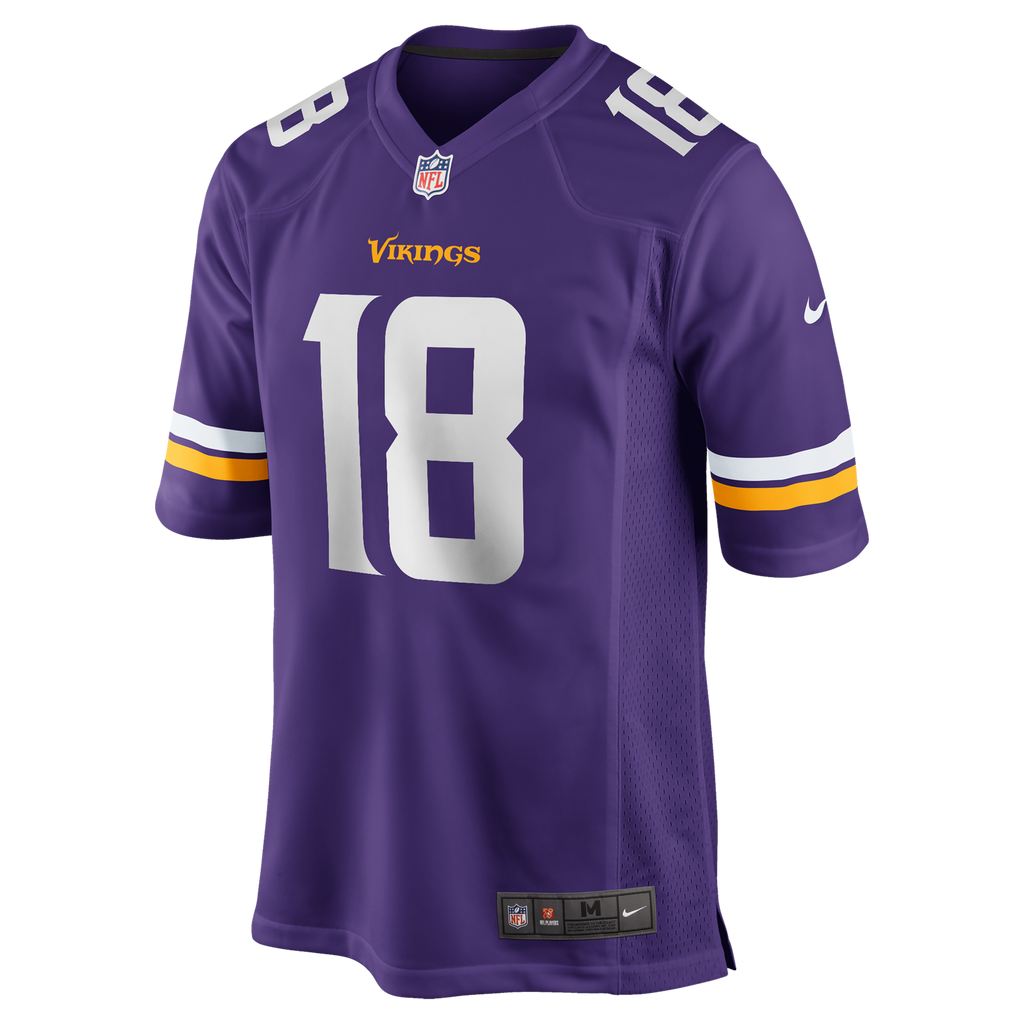 Minnesota Vikings Justin Jefferson Purple Player Game Jersey product image 7, provided for visual reference and product