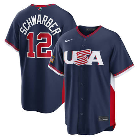 Kyle Schwarber 2026 USA baseball YOUTH KIDS Official Nike product image 1