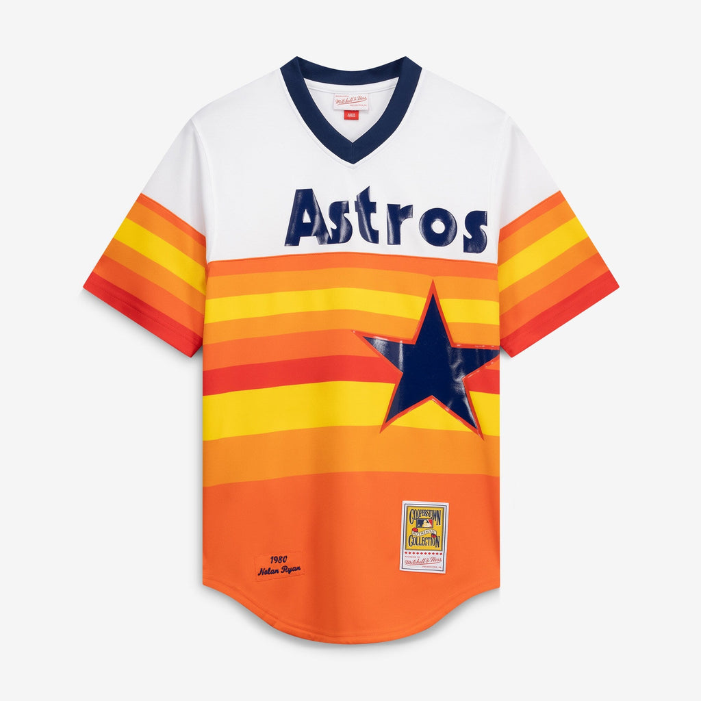 Houston Astros Nolan Ryan White Throwback Authentic Jersey product image 3, provided for visual reference and product detail