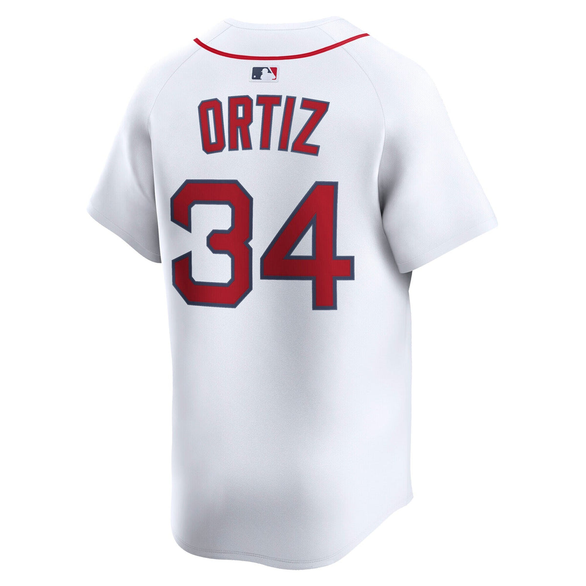 Boston Red Sox David Ortiz White Home Limited Jersey product image 4, provided for visual reference and product detail review