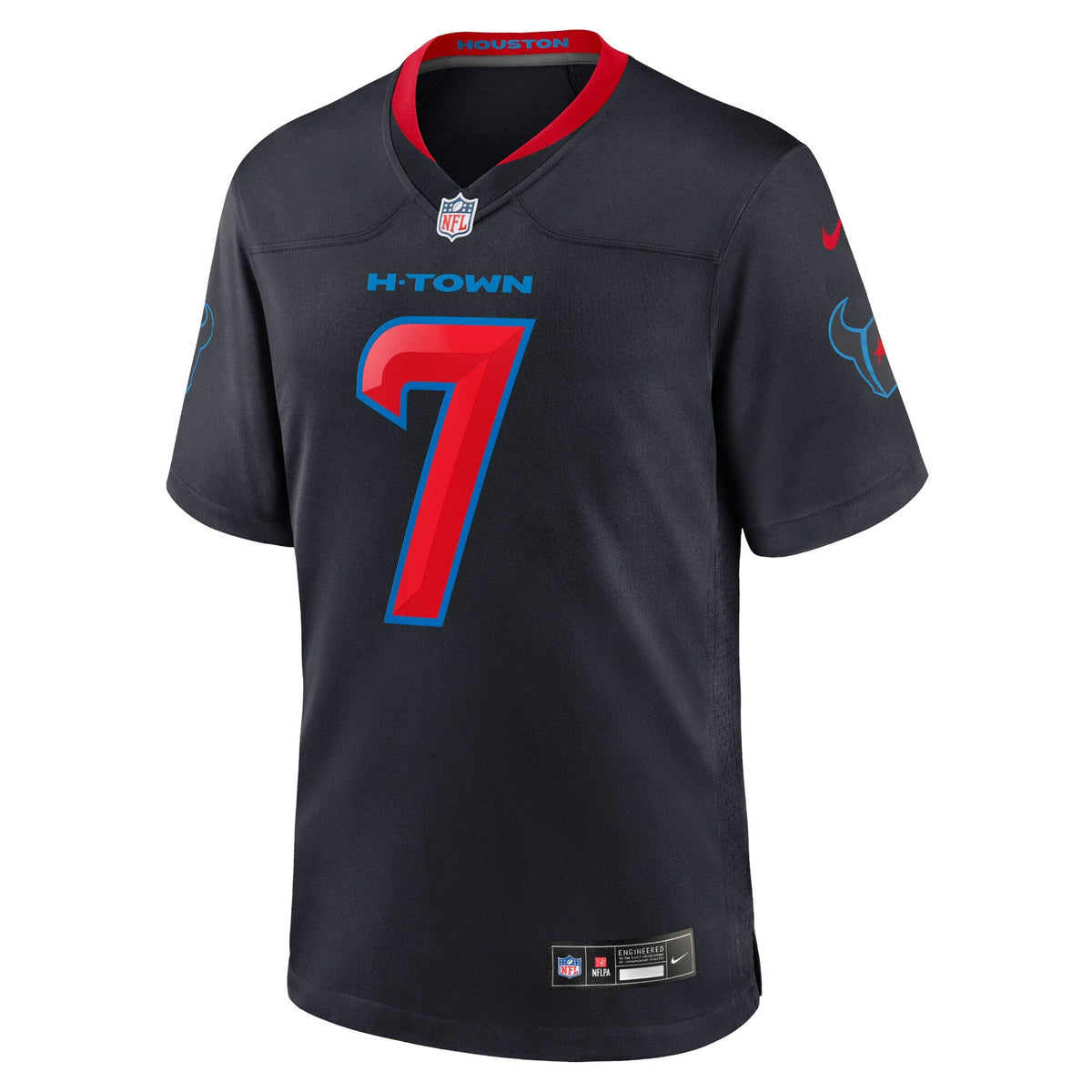Houston Texans C.J. Stroud Navy 2nd Alternate Game Jersey product image 3, provided for visual reference and product detail