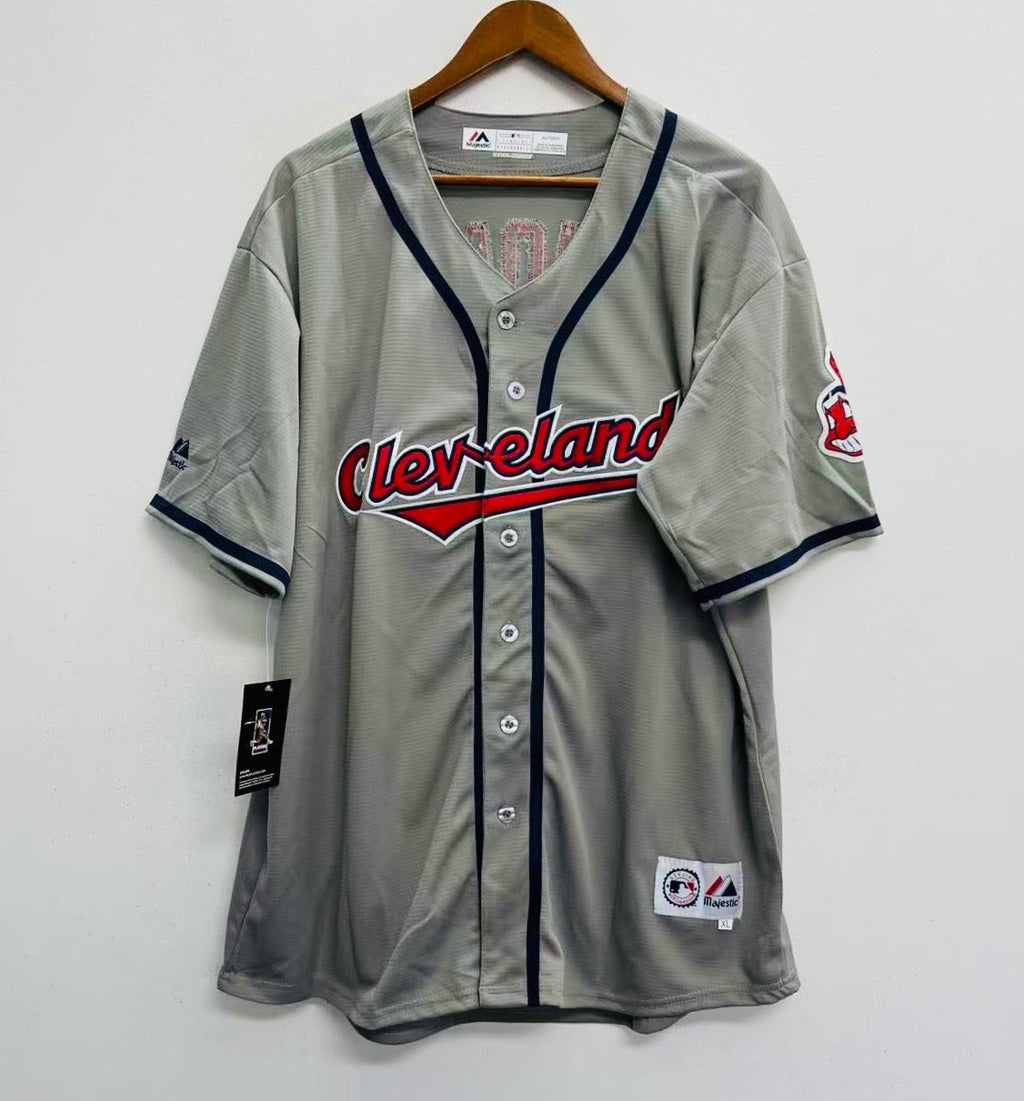 Jim Thome Cleveland Indians Jersey Majestic gray product image 2