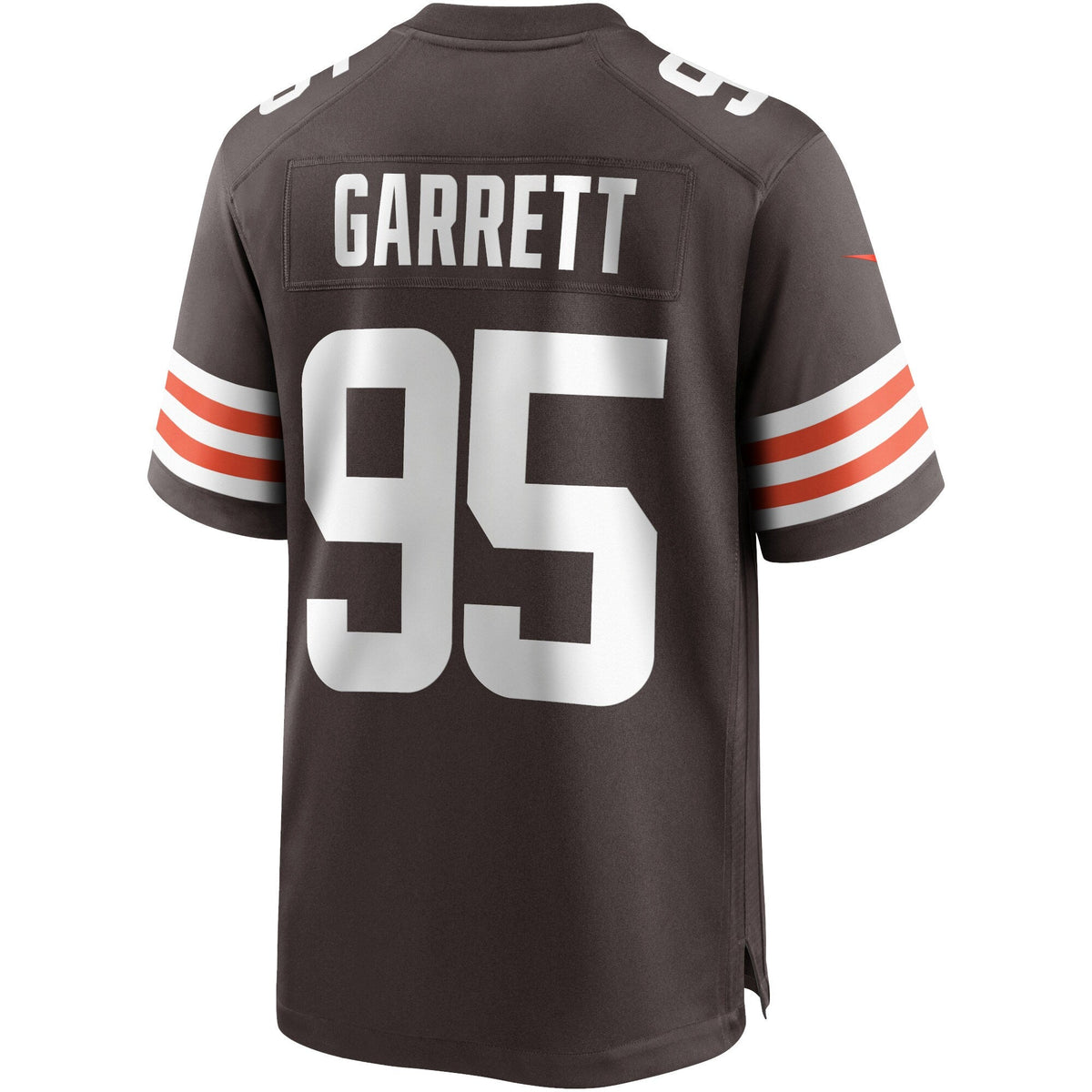 Cleveland Browns Myles Garrett Brown Game Player Jersey product image 4, provided for visual reference and product detail