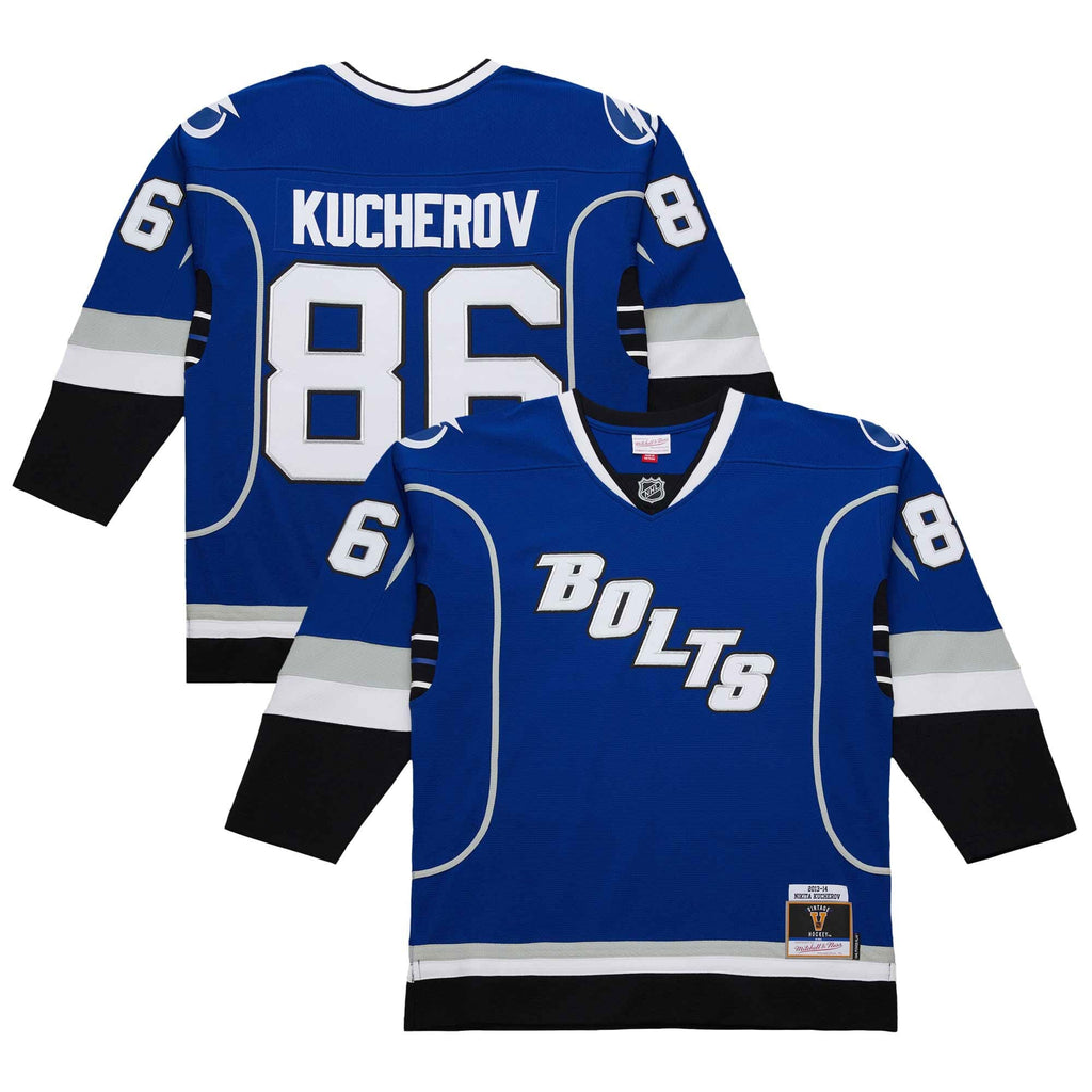 Tampa Bay Lightning Nikita Kucherov Blue 2013-14 Power Play Jersey product image 2, provided for visual reference and