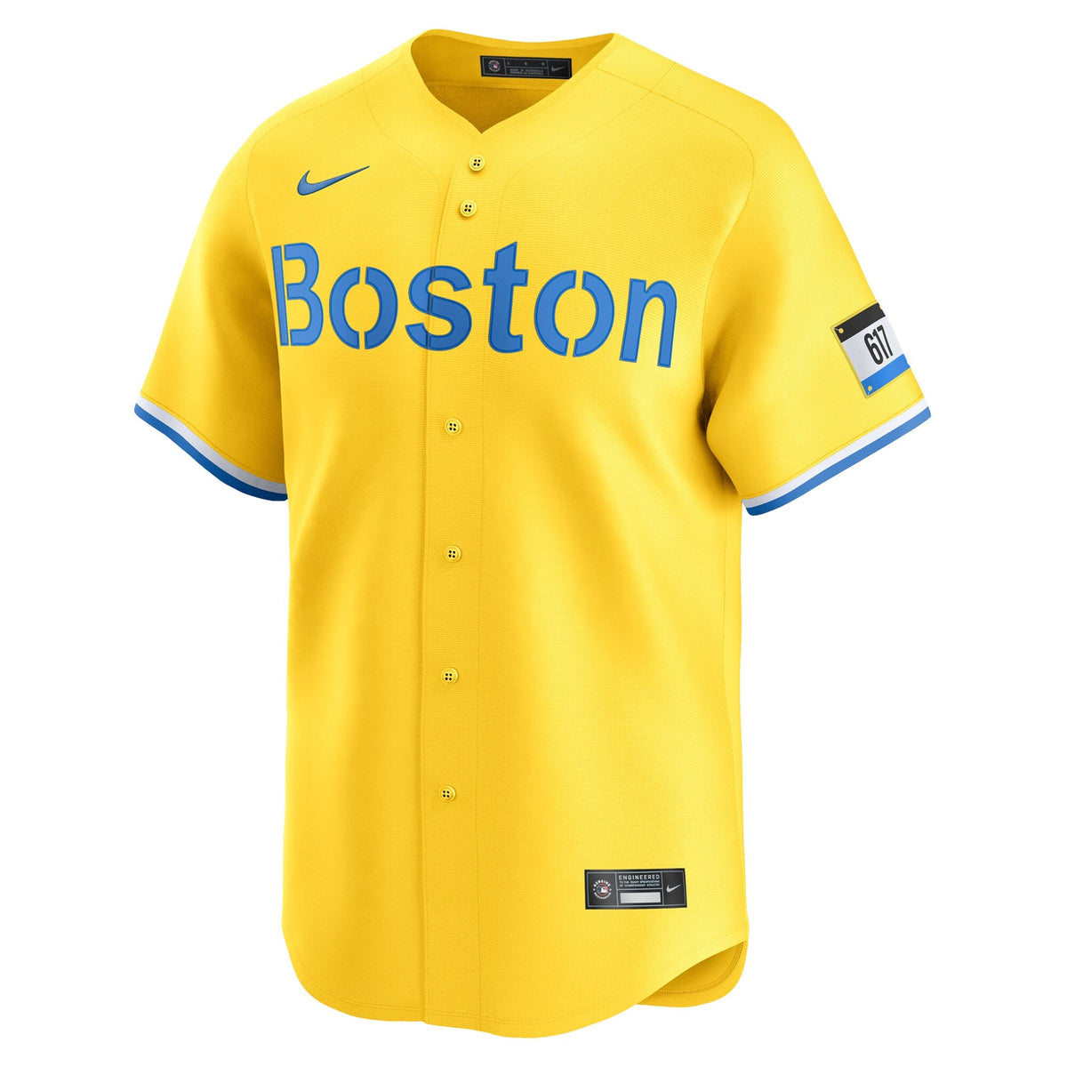 Boston Red Sox David Ortiz Gold City Connect Retired Player Jersey product image 3, provided for visual reference and