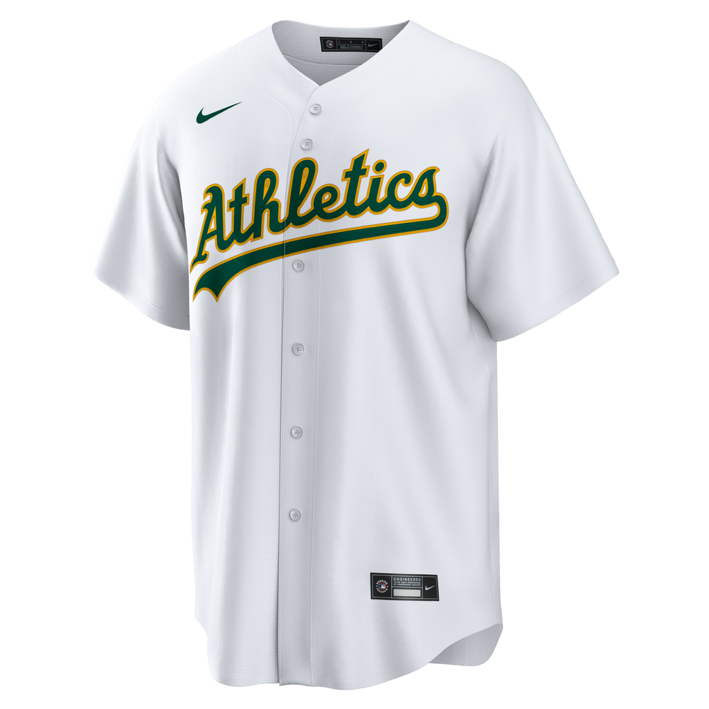 Athletics Nick Kurtz White Home Replica Player Jersey product image 3, provided for visual reference and product detail